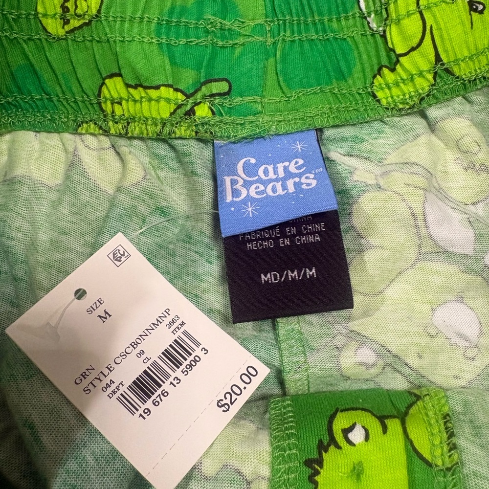Care Bears Green Shamrock Pajama Bottoms - Picture 5 of 6